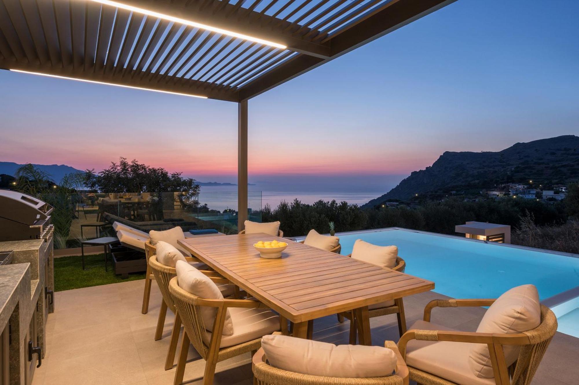 Villa Ekphrasis With Sea View And Jacuzzi Ravdhoúkha Buitenkant foto