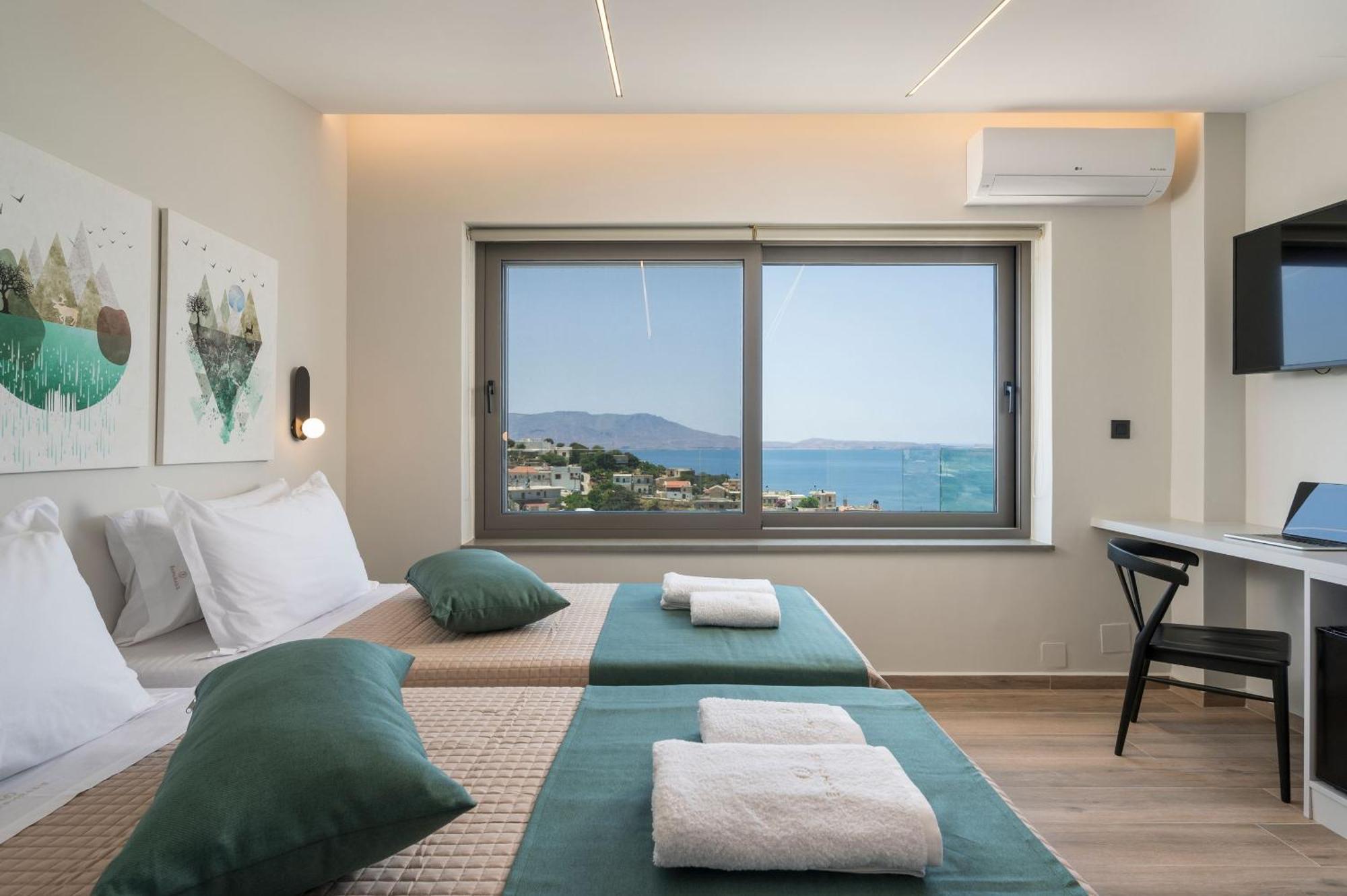 Villa Ekphrasis With Sea View And Jacuzzi Ravdhoúkha Buitenkant foto